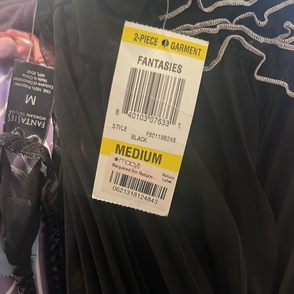 NWT Fantasies by Morgan Taylor babydoll slip w/thong. - Picture 8 of 9